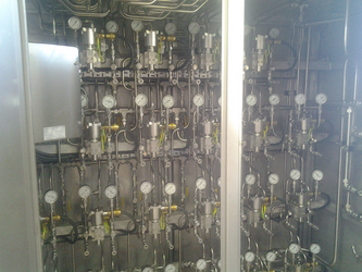 Hydraulic control panel skabe